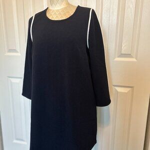 Tuckernuck Navy and White Royal Shirt Dress, Size M